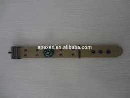 BL03-1 Fashion Thickened Wearproof Canvas Bracelet With Compass