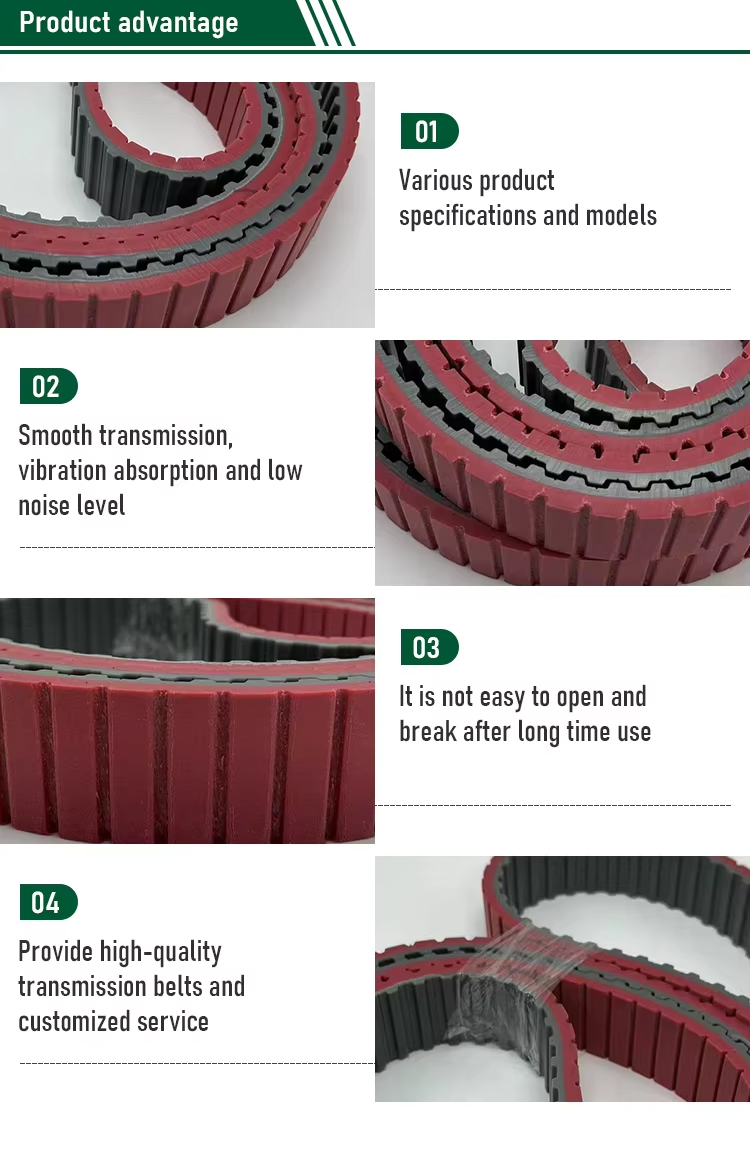 Low Noise Vibration Absorption Timing Belt