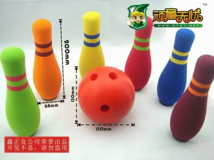 Foam Mini Bowling Set, Kids Bowling Training Tool