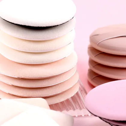 Flock Powder Puff Loose Powder Beauty Sponge