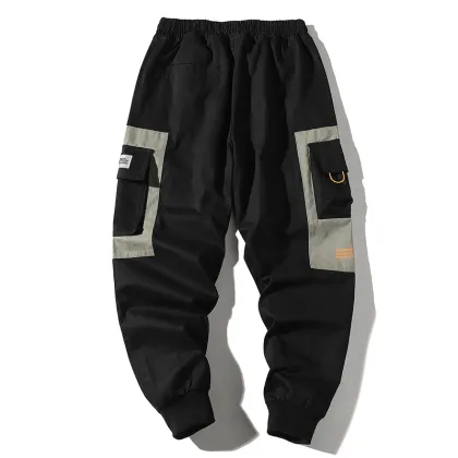 Harem pants cotton cargo pants for men