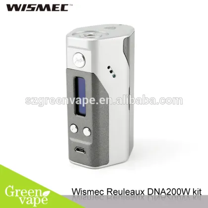2015 hot 3 battery WISMEC Reuleaux 200W TC Wismec DNA 200 vape mod wismec reuleaux 200W