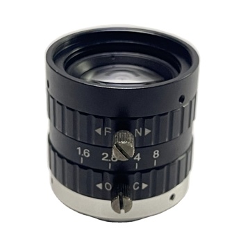 5 Megapixel Manual Iris Machine Vision Lens 6mm F1.6 C Mount