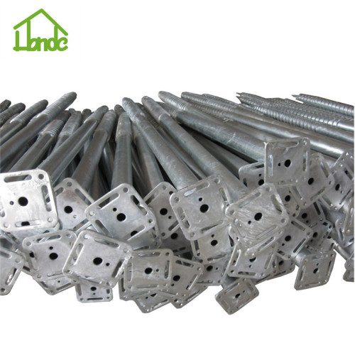 Factory price galvanized ground screws