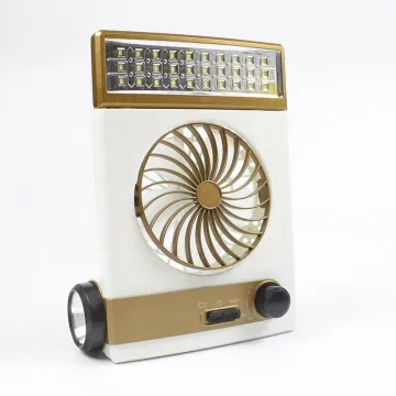 Hot Sale Multifunctional Solar Desk with LED Light, Rechargeable Fan for Portable Outdoor Camping