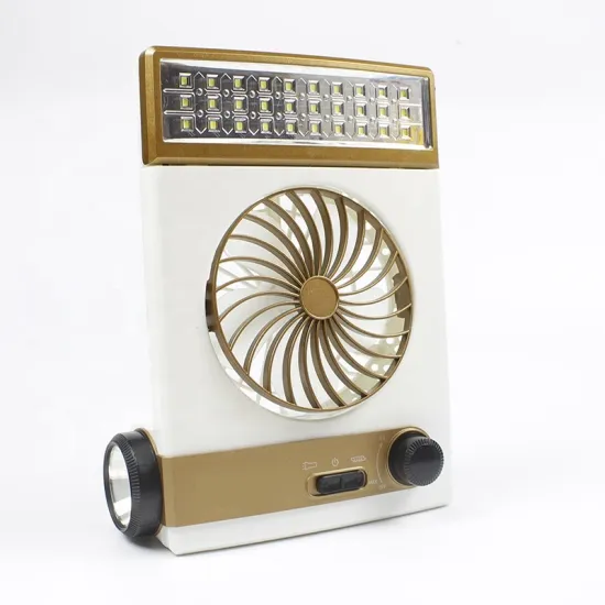 Hot Sale Multifunctional Solar Desk with LED Light, Rechargeable Fan for Portable Outdoor Camping