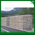 Panneau de panier gabion noir enduit de PVC