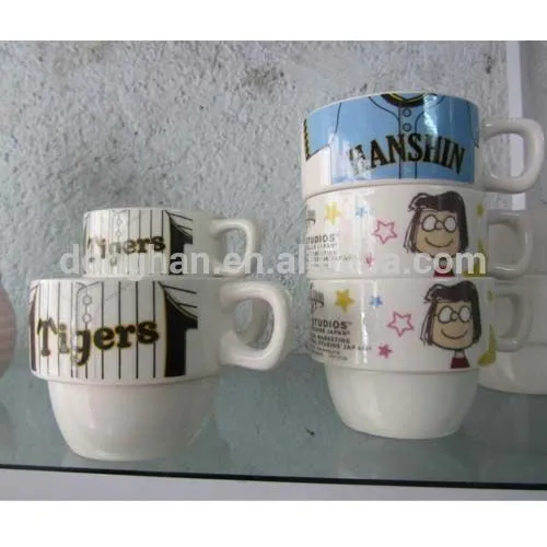 New arrive popular import items stackable mug for gift
