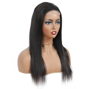 150% 180% Density Human Lace Wig Human Hair Straight Transparent Lace Wig for Women