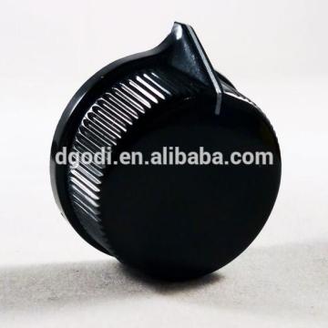 High Quality Knurled Pointer Knob, Custom Black Anodized knob,Aluminum Control Knob