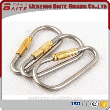 BAITE 3mm Custom good quality zinc alloy quick link, curt threaded swivel links