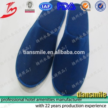 close toe cotton cloth hotel slipper