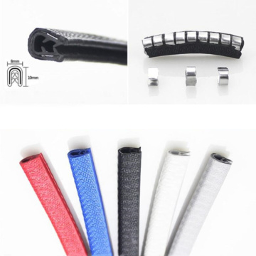 Door bumper strip U-shaped seal