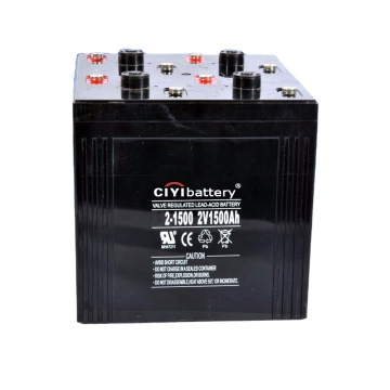 Super Quality Long Life Valve Regulated Lead Acid Battery 2V 1500Ah for UPS, Solar & Telecom Systems
