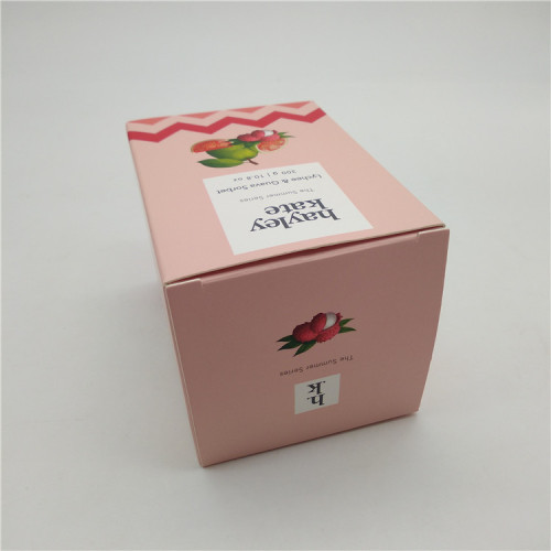 Custom Flat Packed Candle Boxes with Logo
