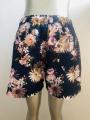 Vintage Floral Print Men&#39;s Beach Shorts