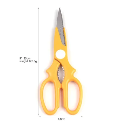 Stainless Steel Kitchen Seafood Shears - Ultra Sharp for King Crab, Lobster & Shellfish