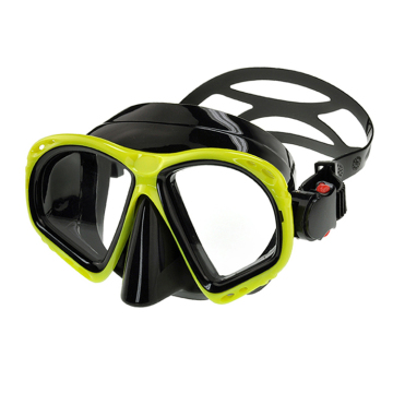 Anti-Leak Adult Swim Diving Goggles with Tempered Glass and Underwater Silicone Strap