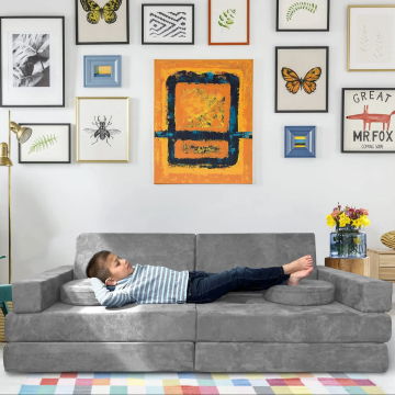 High-Quality Sponge Foam Modular Sofa for Kids' Play and Rest