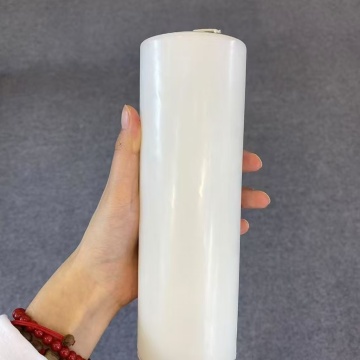 White unscented paraffin stick votive candle in bulk