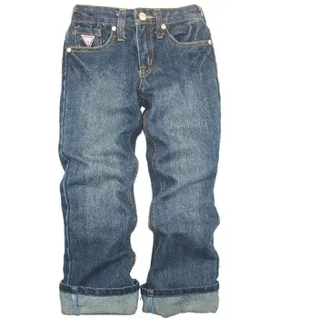 Children Jeans 100% Cotton Long Indigo Pants