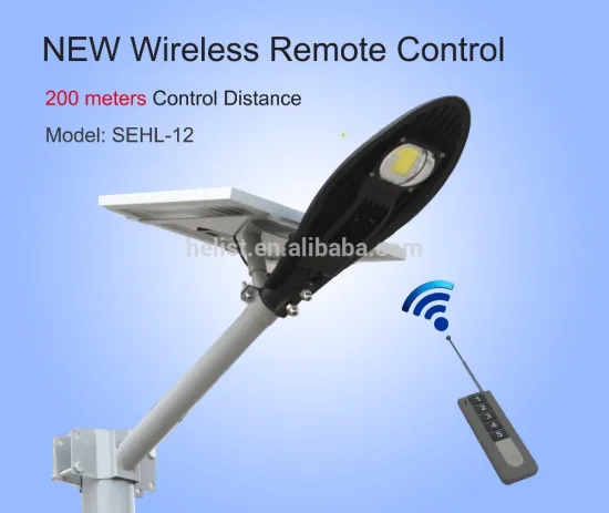 Helist STHL residential areas 12w led solar garden light with remote control