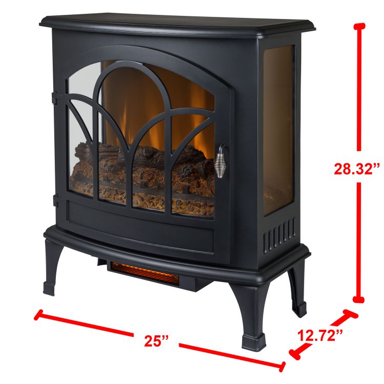 Black Infrared Panoramic Electric Stove