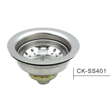 Colador de fregadero de acero inoxidable CK-SS401