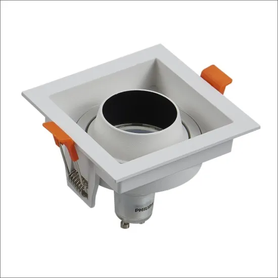 Modern Black White GU10 Aluminum Recessed Downlight Ceiling Fixture