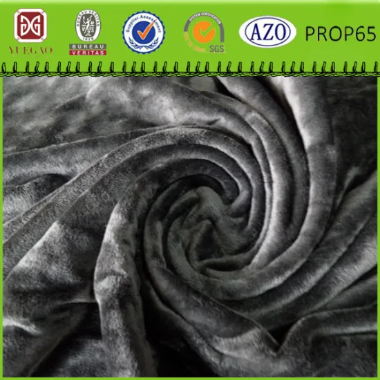 New style clothes fabric super soft fur front and corduroy back