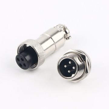 High Quality GX12 4pin Aviation Connector - Male/Female for Cables