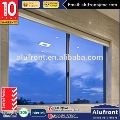 sound proof aluminum sliding window with touch lock
