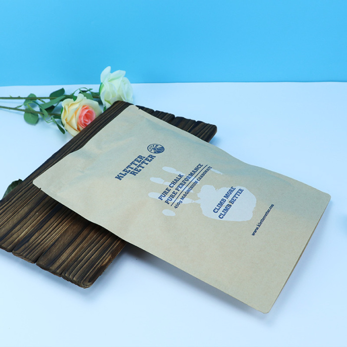 ক্রাফ্ট পেপার PE জিপার ব্যাগ