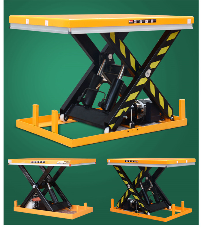 Scissor lift table