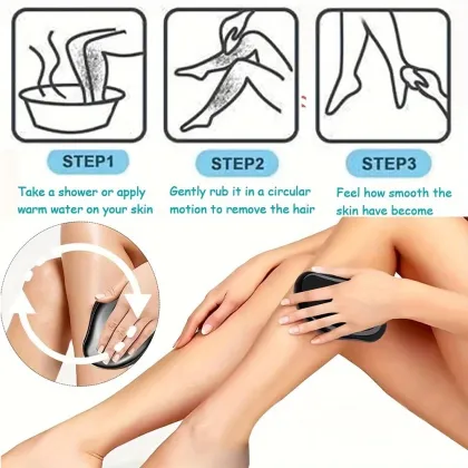 Reusable Nano Glass Hair Removal File Eraser