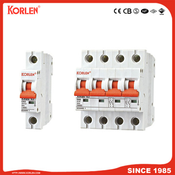 Miniature Circuit Breaker 10KA 40A CE KNB6-63 4P