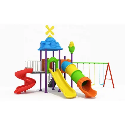 Montessori Kindergarten Playground Equipment: Renting Tube Slides, Swings, and Outdoor Playsets for Commercial Use