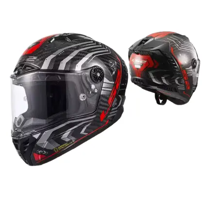 LS2 Carbon Fiber Motorcycle Racing Full Helmet FF805