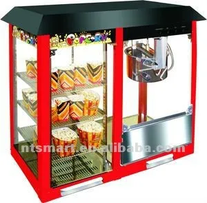 16OZ Popcorn Machine & Warming Showcase