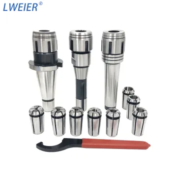 R8 Milling Chuck Set with J7316 Collets for Turret Milling Machine