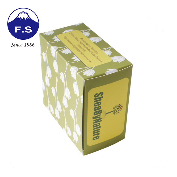 Recyclable Round Window Gift Box For Soap Packaging