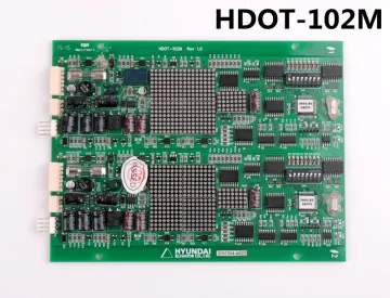 HDOT-102M Duplex LOP Display Board for Hyundai Elevators
