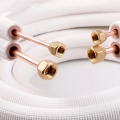 Air acondicionador Conjunto de línea de bobina de cobre aislada