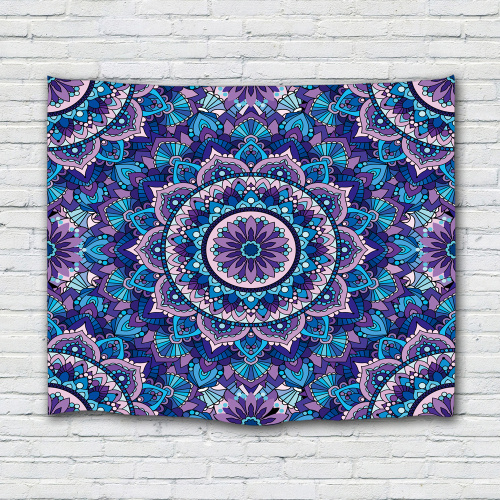 Bohemian Tapestry Mandala Wall Hanging Indian Hippie Boho Psychedelic Tapestry for Livingroom Bedroom Home Dorm Decor