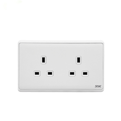 250V BS Socket Outlets 2 Gang