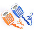 Mini Pocket Calculator con cordino