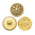 Kuningan Antique Brass Metal Blazer Button Set