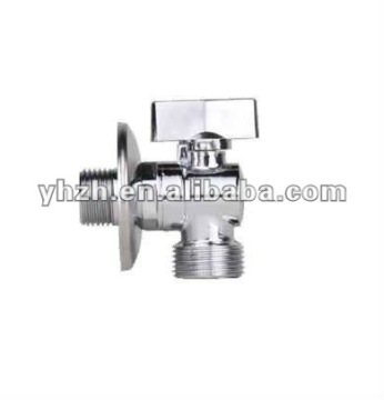 Brass Angle Valve with Rosette for washing machine