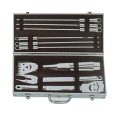 11pc BBQ smile set with aluminum case