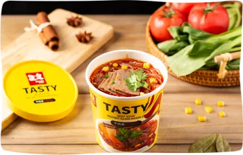 COLOR PACKAGING BEEF FLAVOR INSTANT GLASS NOODLES SERIES